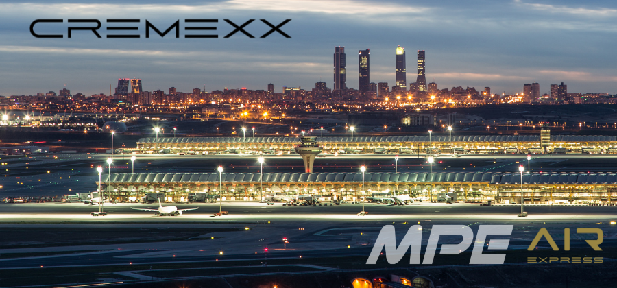 Worldwide urn shipping via Madrid (MAD)